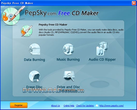 Pepsky Free CD Maker