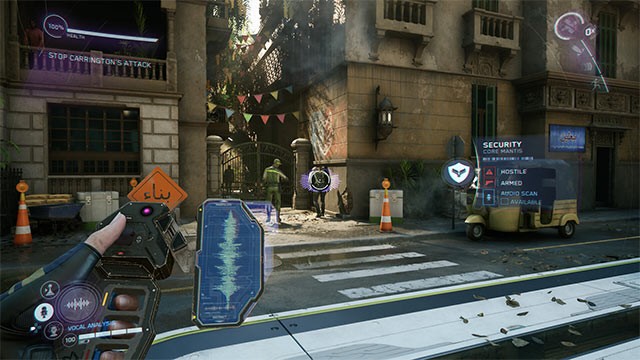 Kết hợp hành động lén lút với parkour trong khi di chuyển lẫn chiến đấu