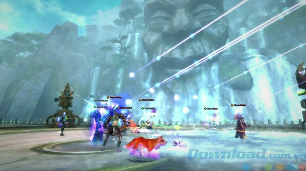 Một trận chiến PvP trong Perfect World International