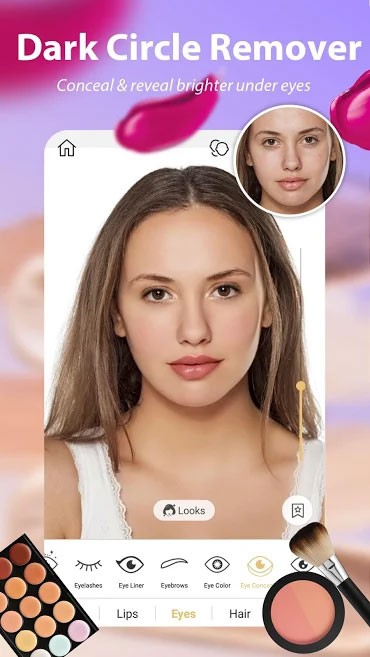 Perfect365 giúp khắc phục khuyết điểm trên khuôn mặt
