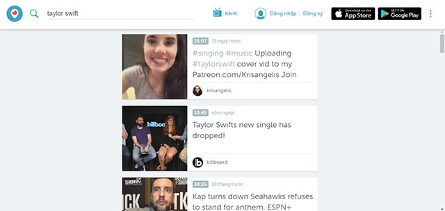 Tìm kiếm livestream bằng từ khóa hoặc theo địa điểm, sự kiện