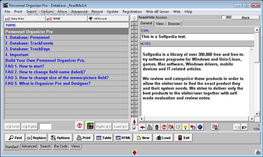 Personnel Organizer Pro