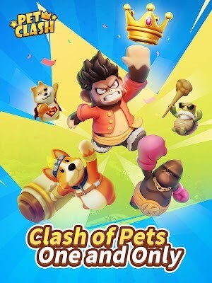 Pet Clash cho bạn tham gia vào cuộc đụng độ thú cưng vui nhộn