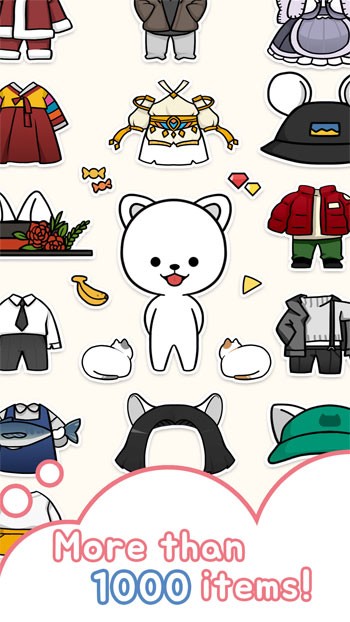 Pet Doll có hơn 1000 item để bạn phối kết hợp cho thú cưng của mình