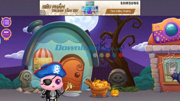 Tham gia trò chơi treat or trick