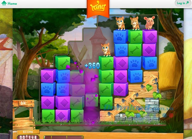 Phá ô vuông cùng màu