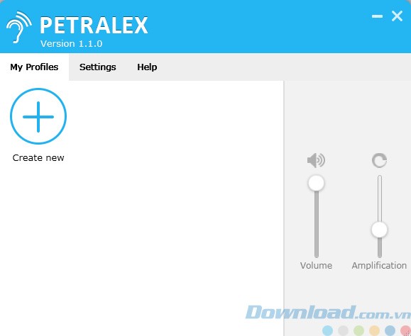 Giao diện của Petralex