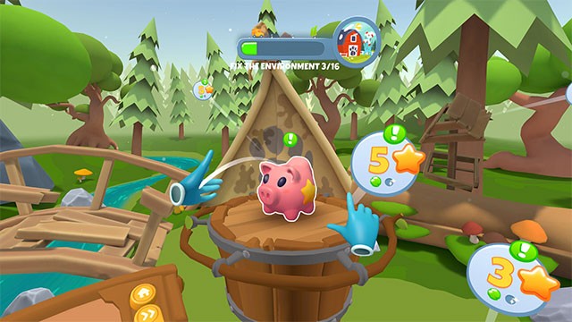 Nuôi nhiều loài động vật đáng yêu trong game, bao gồm mèo, chó, gấu trúc, cáo, hươu...