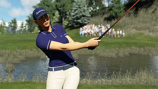Game PGA Tour 2K23 sở hữu hệ thống điều khiển trực quan và chuyên nghiệp, mang đến trải nghiệm chơi gôn chân thực