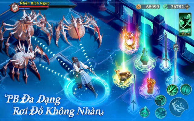 PB đa dạng, rơi đồ không nhàn