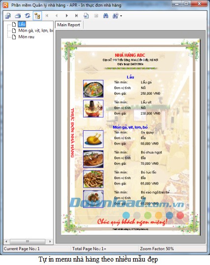 Phần mềm quản lý nhà hàng APR