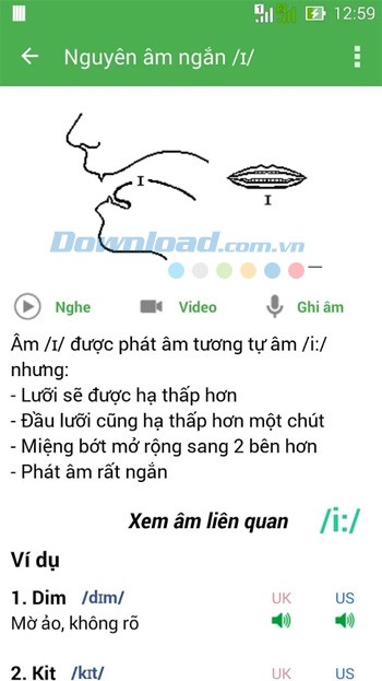 Dạy cách phát âm chi tiết một nguyên âm