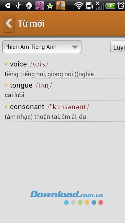 Phiên âm tiếng Anh for Android