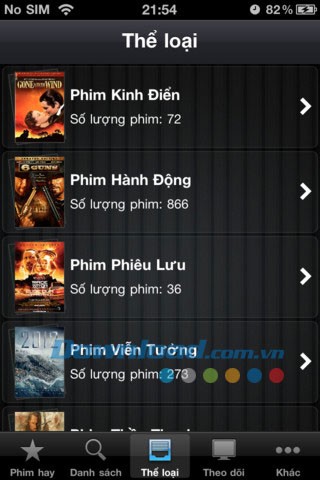 Phim điện ảnh for iOS