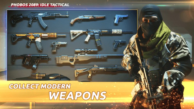 Thu thập các vũ khí hiện đại