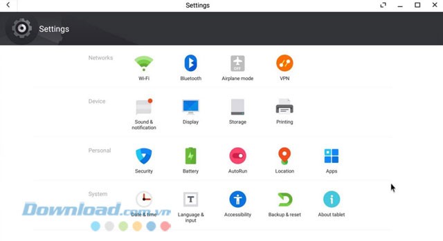 Lựa chọn cài đặt hệ điều hành