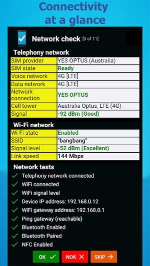 Giám sát các hoạt động kết nối của điện thoại