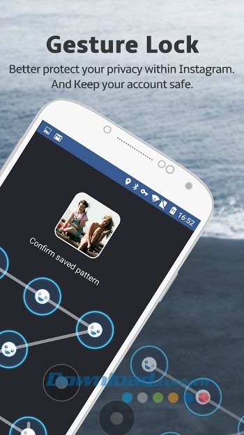 Tính năng bảo mật của Phonegram for Instagram