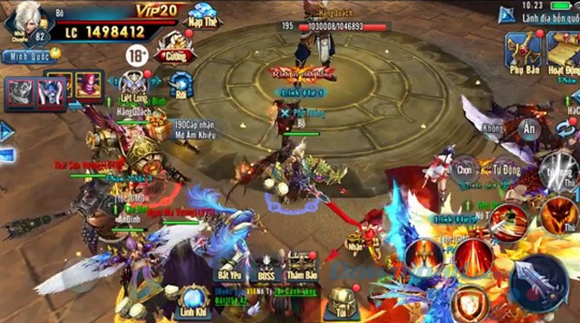 Giao diện game Phong thần