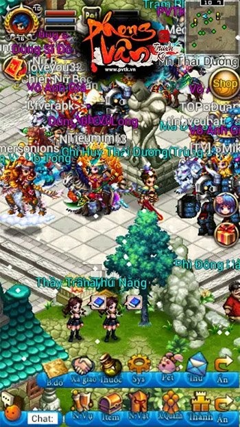 Đồ họa game Phong Vân Truyền Kỳ đẹp mắt