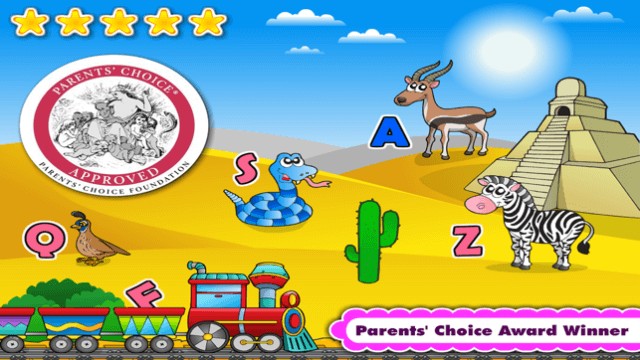 Cùng đoàn tàu của cô khỉ Abby khám phá hòn đảo ngữ âm trong game Phonics Island