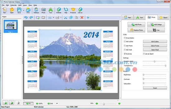 Photo Calendar Creator