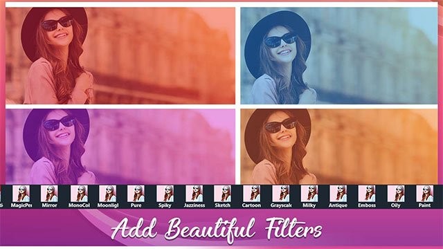 Áp dụng bộ lọc ảnh đẹp