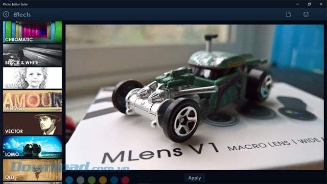 Danh sách 8 mục bộ lọc