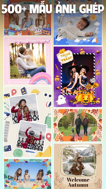 Hơn 500 mẫu ảnh ghép