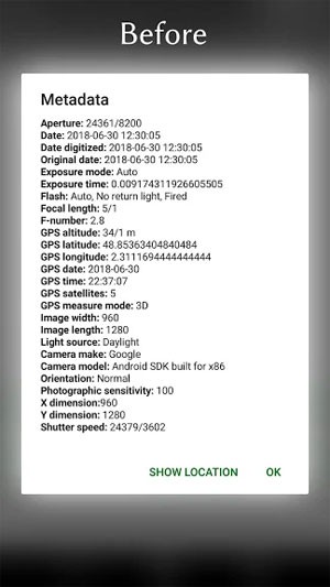 Bảo vệ thông tin cá nhân của bạn với Photo Metadata Remover for Android