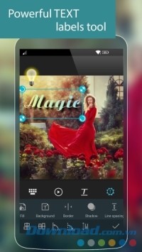 Photo Studio PRO cho Android giúp chèn chữ vào hình