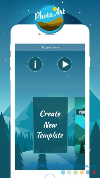 Chọn template có sẵn hoặc sử dụng mẫu cá nhân