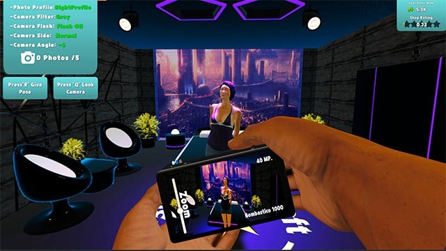 Quản lý tiệm ảnh của riêng mình trong game Photographer's Life Simulator