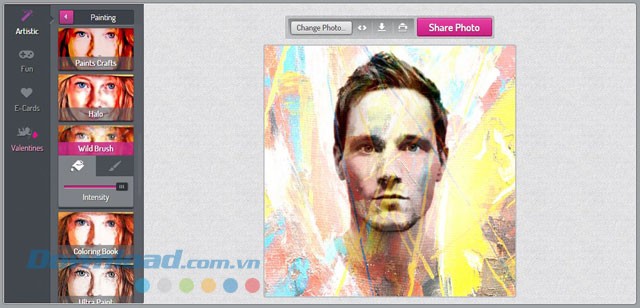 Tạo ảnh nghệ thuật dễ dàng