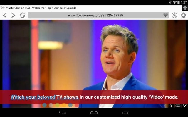Xem video với Photon Flash Player