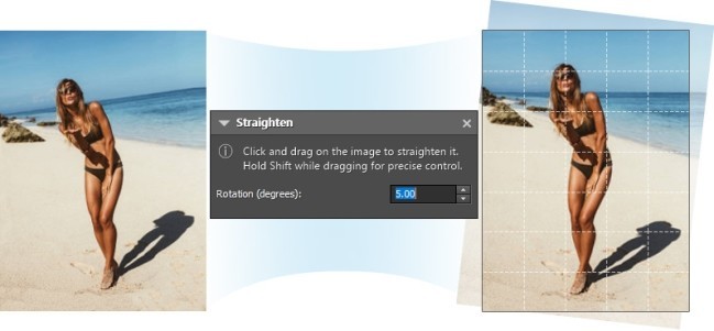 PhotoPad Image Editor làm phẳng ảnh