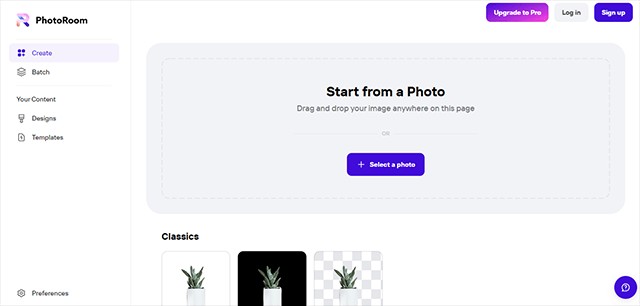 PhotoRoom là ứng dụng chỉnh sửa ảnh online miễn phí với khả năng xóa nền ảnh chuyên nghiệp