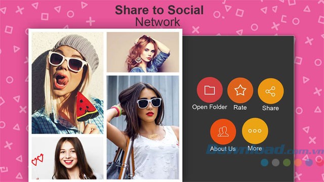 Chia sẻ ảnh trên mạng xã hội