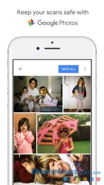 Quản lý ảnh scan với PhotoScan trên Google Photos