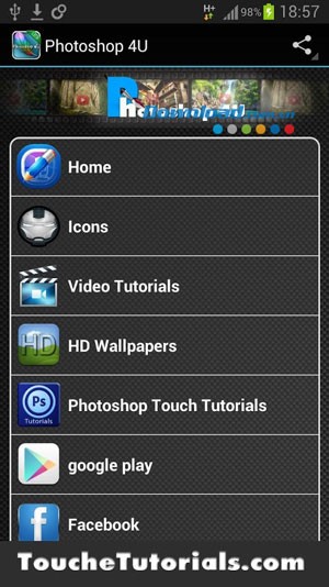 Photoshop 4U trên Andorid