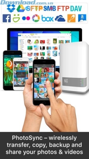 Chuyển đổi, sao chép, sao lưu, chia sẻ ảnh và video