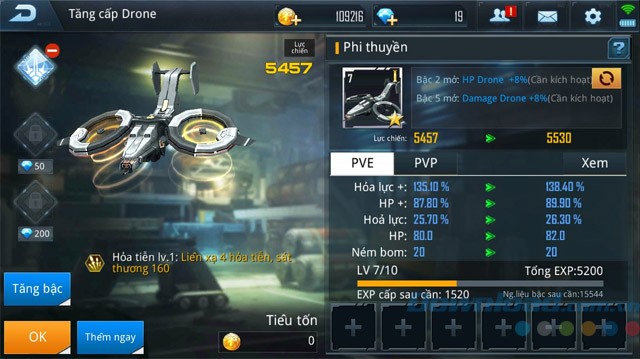 Nâng cấp Drone để tăng cường sức mạnh chiến đấu