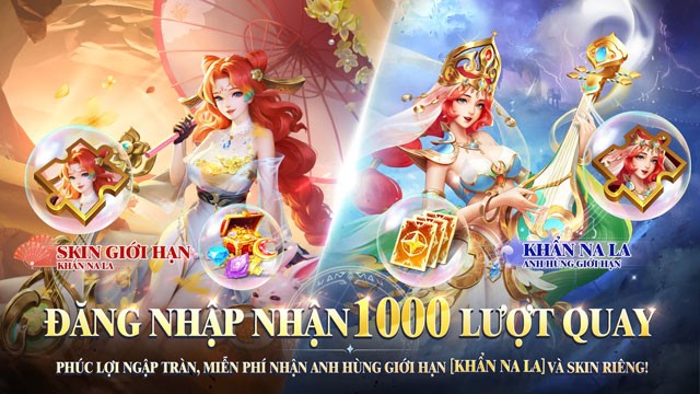 Phúc lợi ngập tràn, miễn phí nhận anh hùng giới hạn