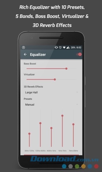 Pi Music Player tích hợp nhiều tính năng chỉnh nhạc mạnh mẽ