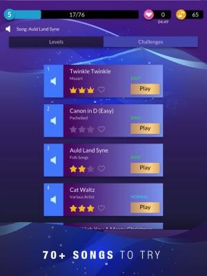 Chơi hơn 70 bài hát khác nhau thuộc nhiều thể loại