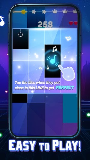 Piano Tiles Master là một game âm nhạc piano rất dễ chơi, gây nghiện