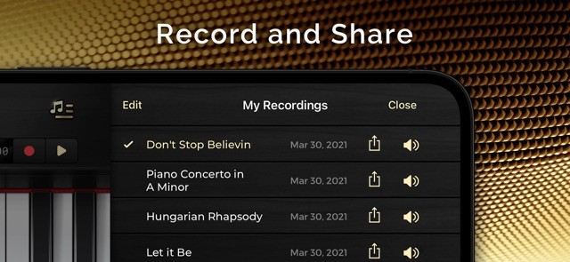 Lưu và chia sẻ các bản nhạc của bạn