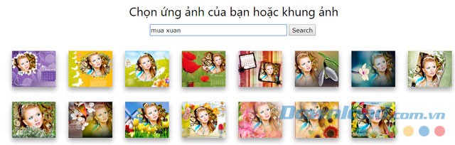 Tìm kiếm khung ảnh thích hợp