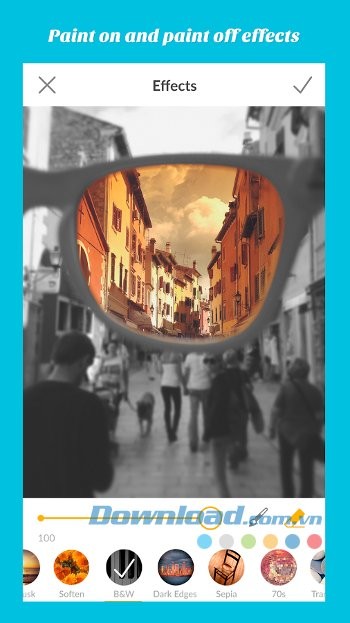 Thêm hoặc xóa hiệu ứng cho từng đối tượng