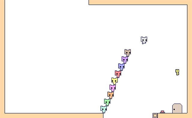 Thu thập chìa khóa, mở cửa và qua bàn trong Pico Park